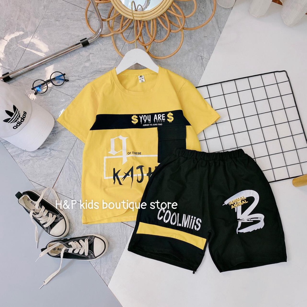 SIZE ĐẠI 20-35KG: bộ hip hop YOU ARE cực Hot cho bé trai - BYA