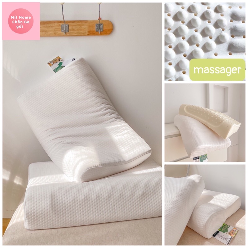 Ruột gối cao su non cao cấp, ruột gối masage 40x60 cm