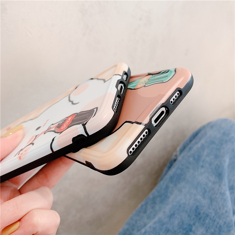 Ốp iphone - Ốp lưng imd new Gấu thỏ soda 6/6s/6plus/6splus/7/8/7plus/8plus/x/xs/xsmax/11/11promax - Awifi Case V4-2 | BigBuy360 - bigbuy360.vn