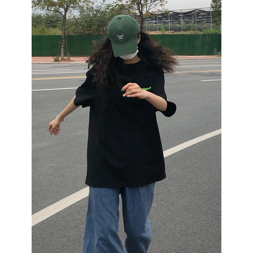 Áo thun Xiaozhainv tay ngắn dáng rộng phong cách Hàn Quốc thời trang mùa hè cao cấp cho nữ