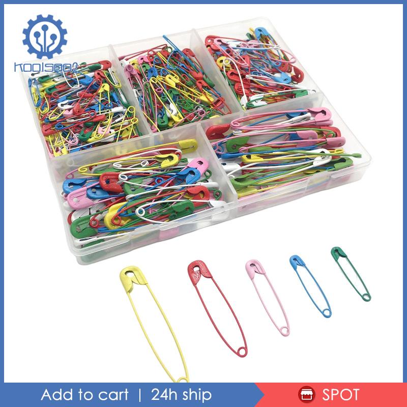 Set 2 / 350 Kim Loại An Toàn Nhiều Màu Sắc Dùng May Vá Thủ Công