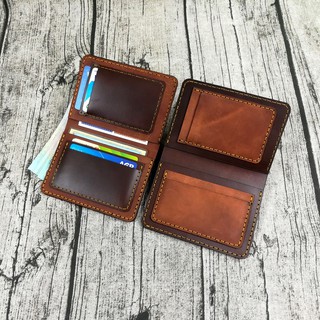Ví đứng da bò handmade  cao cấp