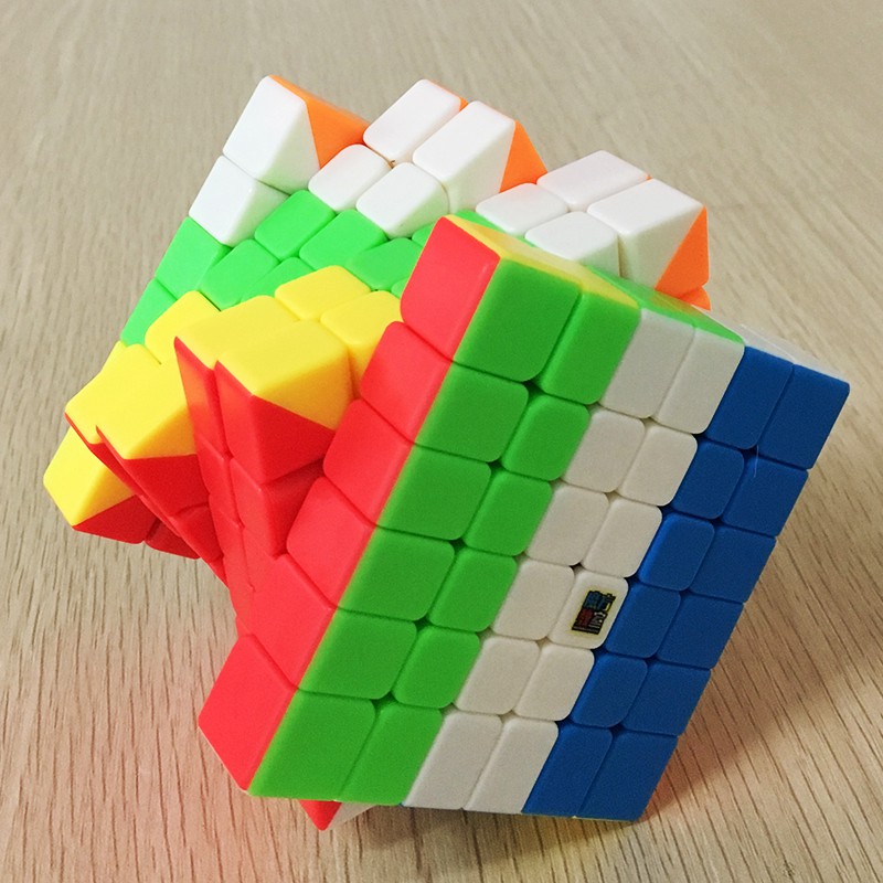 Rubik 6x6 Moyu Meilong Stickerless (Tặng Dầu Bôi Trơn Và Chân Đế) - Rubik 6x6x6 Rubik MF6 Cao Cấp Thách Thức Trí Tuệ