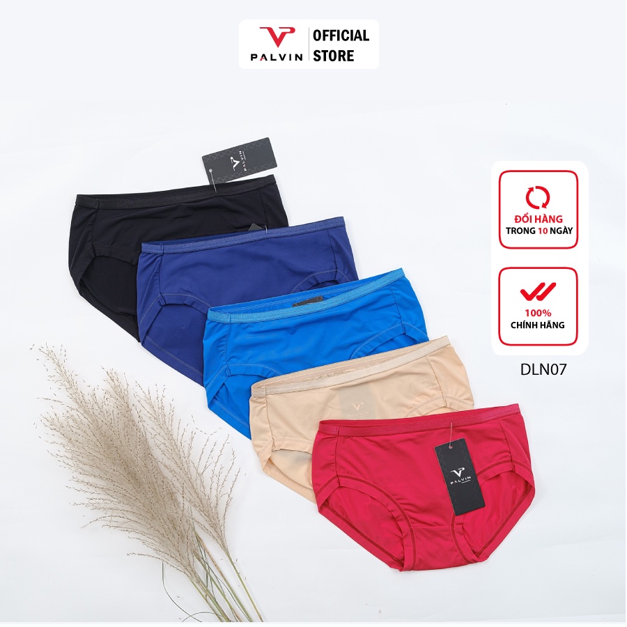 [Mã LT20 giảm 20K đơn 150K] Quần lót nữ PALVIN, quần chip nữ dáng modern brief, thun lạnh, trơn màu - DLN07