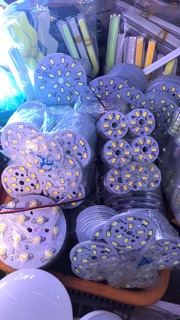 2 Miếng led 3w 6 bóng 12v