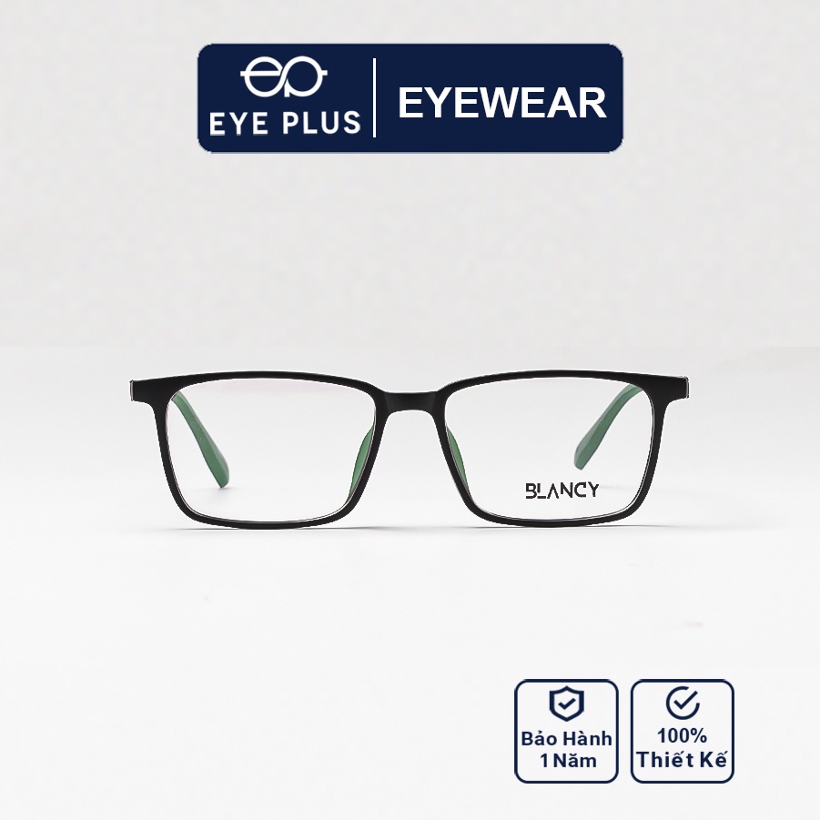 Gọng kính cận nam nữ EYE PLUS dáng vuông nhỏ CC1 Blancy-20090