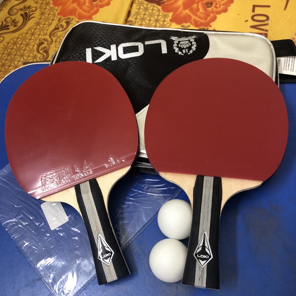 Vợt bóng bàn Loki C3 - 7 lớp gỗ tự nhiên dành cho người mới tập luyện bóng bàn