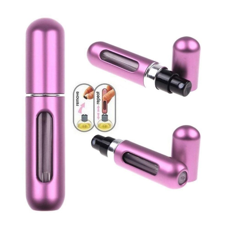 Combo 5 Ống Lọ Chiết Nước Hoa Mini Du Lịch Tiện Lợi 5ml