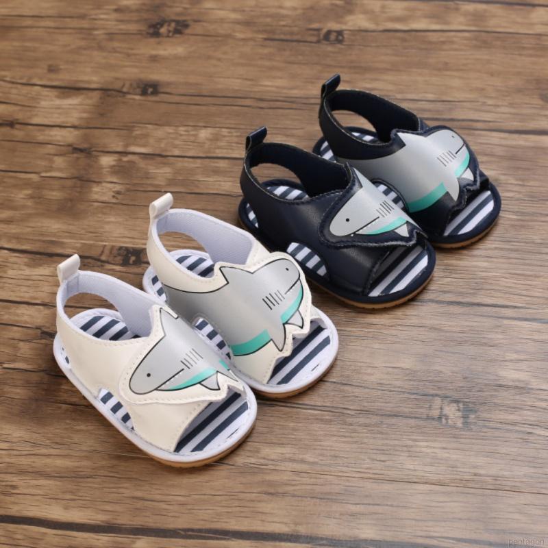 Giày sandal đế mềm thoáng khí chống trượt cho bé 0-18 tháng tuổi