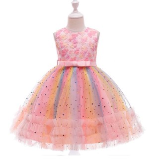 [FREE SHIP] Đầm Xinh Sắc Màu Cho Bé Gái  Boss Kids Từ 15 Đến 37Kg