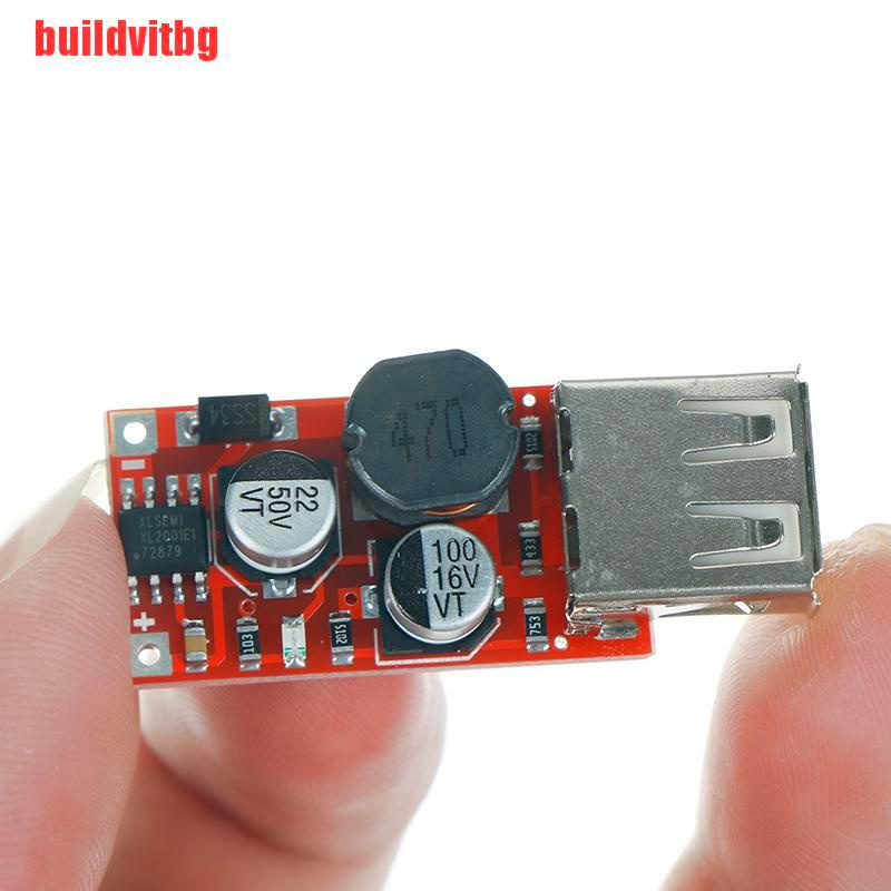 {buildvitbg}9V 12V 24V to 5V 3A CAR USB Charger Module DC Buck step down Converter GVQ