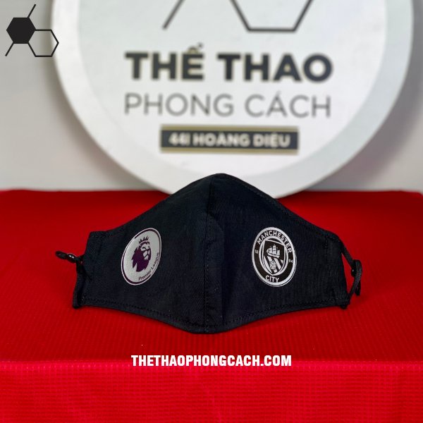 KHẨU TRANG VẢI BÓNG ĐÁ CLB MAN CITY