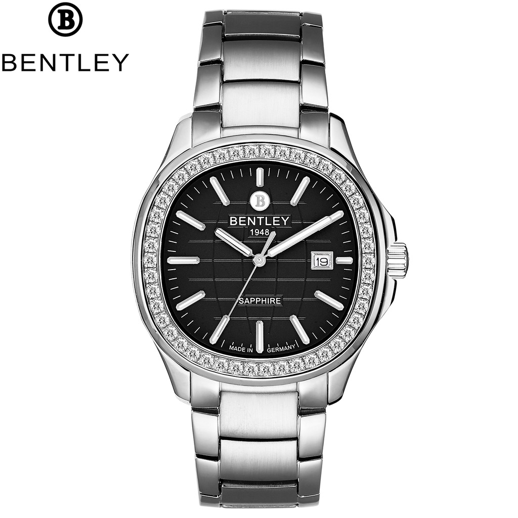 Đồng hồ nam dây kim loại mặt kính chống xước Bentley BL1869 BL1869-101 BL1869-101MWBI