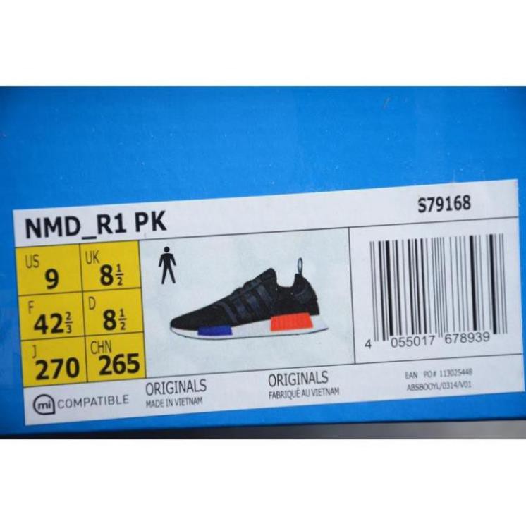 10.10 【With shoe box】Giày NMD R1 Đen Đỏ Xanh Dương uy tín 2020 . . . : ⚡ new Ll . . . hot ³ '\ -hy7