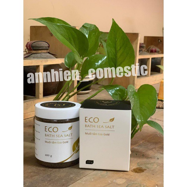 (tặng quà) MUỐI TẮM ECO GOLD 400G - Muối  Sinh Dược  AN TOÀN TUYỆT ĐỐI CHO DA NHẠY CẢM GIÚP KHÁNG KHUẨN, GIẢM MẨN NGỨA