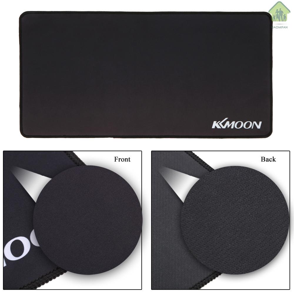 XM KKmoon 600*300*2mm Large Size Plain Black Extended Water-resistant Anti-slip Rubber Speed Gaming Game Mouse Mice Pad Desk Mat