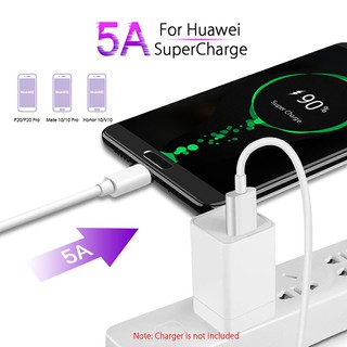 Dây cáp sạc Type-C 5A siêu nhanh cho HUAWEI