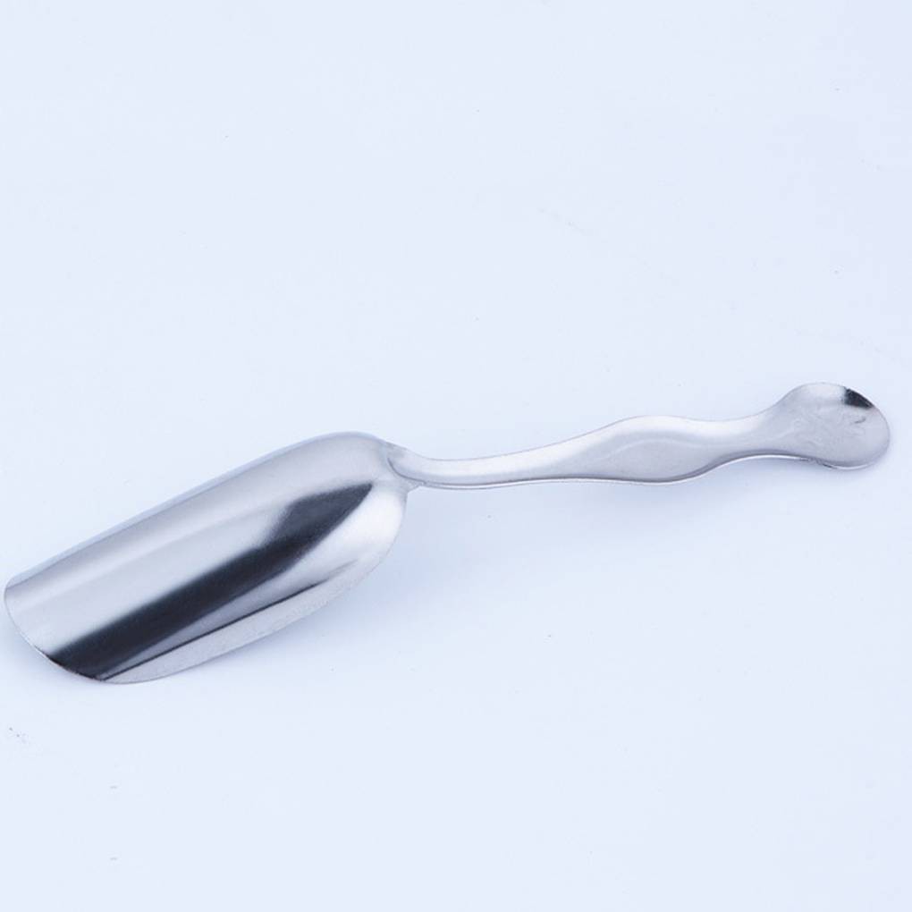 Muỗng múc đầu cong bằng thép không gỉ đa năng tiện dụng