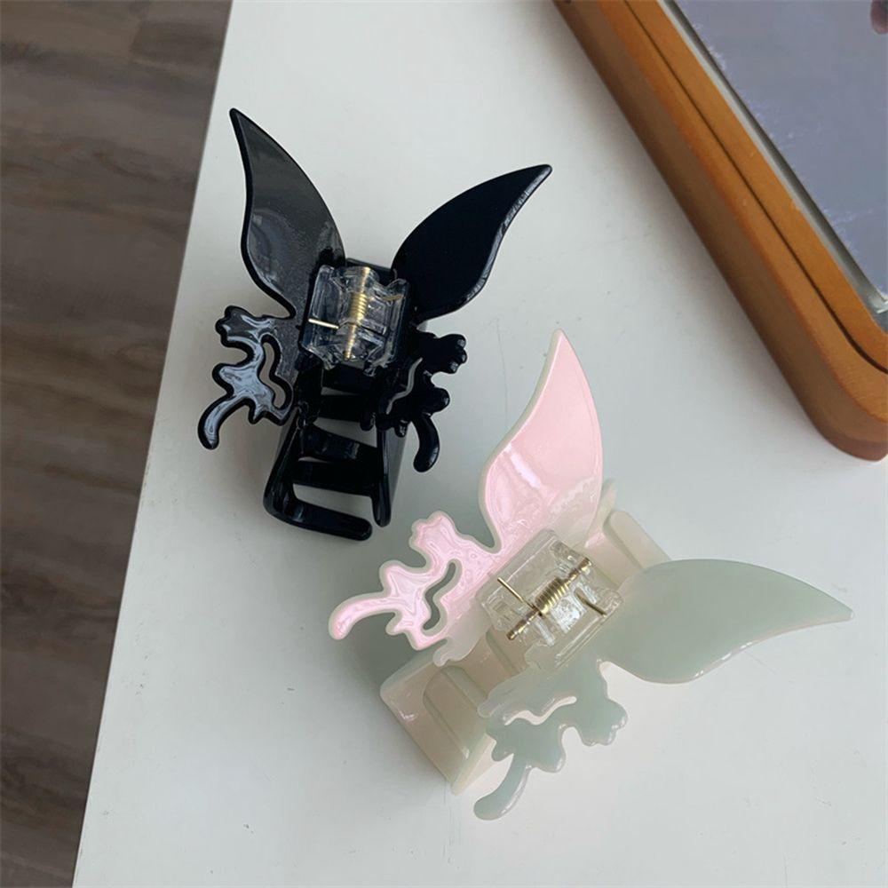 Kẹp Tóc Bướm / Cá Mập Cỡ Lớn Thiết Kế Đơn Giản Xinh Xắn WMES15H Cho Nữ