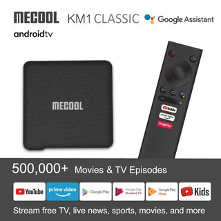 Android TV Box Mecool KM1 CLASSIC, Android TV 9.0 Chứng Chỉ Google, S905X3 2gb/16gb
