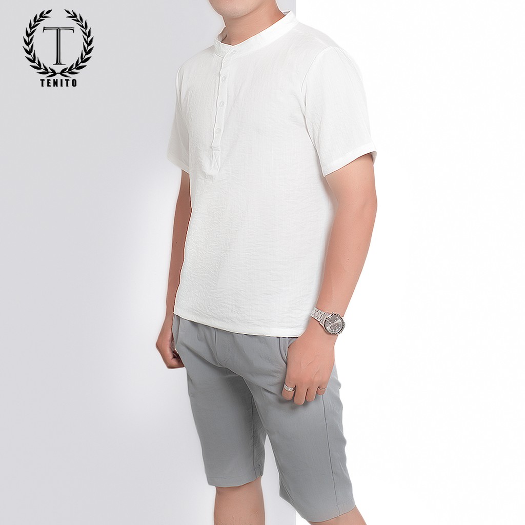 [Mã FAMAYMA2 giảm 10K đơn 50K] Áo Đũi Nam Cộc Tay, Chất Đũi Tự Nhiên, Mềm, Mịn, Mát | BigBuy360 - bigbuy360.vn