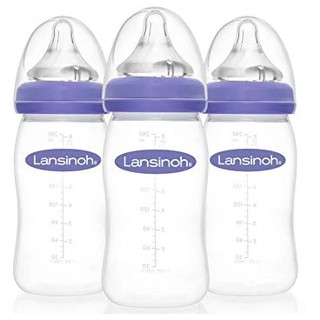 Set 3 bình sữa Lansinoh Momma 160ml, 240ml cam kết chính hãng nhập từ Mỹ