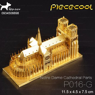 Đồ chơi lắp ghép mô hình 3D bằng thép nhà thờ Paris Piececool