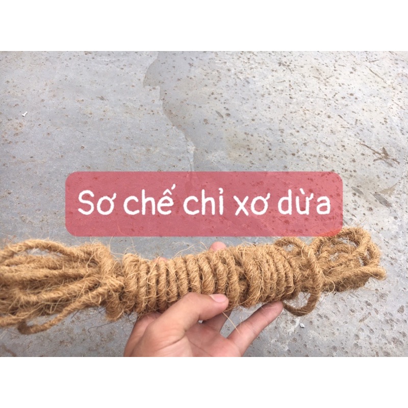 Sợi xơ dừa đơn 5-6 mm (cuộn 10m)