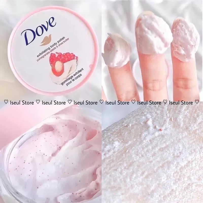 Kem Tắm Tẩy Da Chết Toàn Thân Dove Exfoliating Body Scrub Body