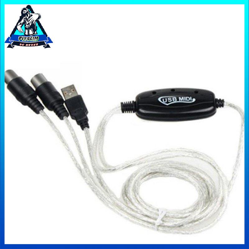 Electronic Organ Music Cable MIDI To USB Cable Portable Good Appearance