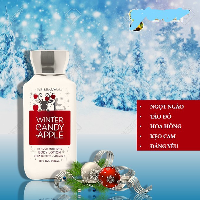 Dưỡng thể lotion dòng bath & body works Bbw 236ml - Hàng có sẵn
