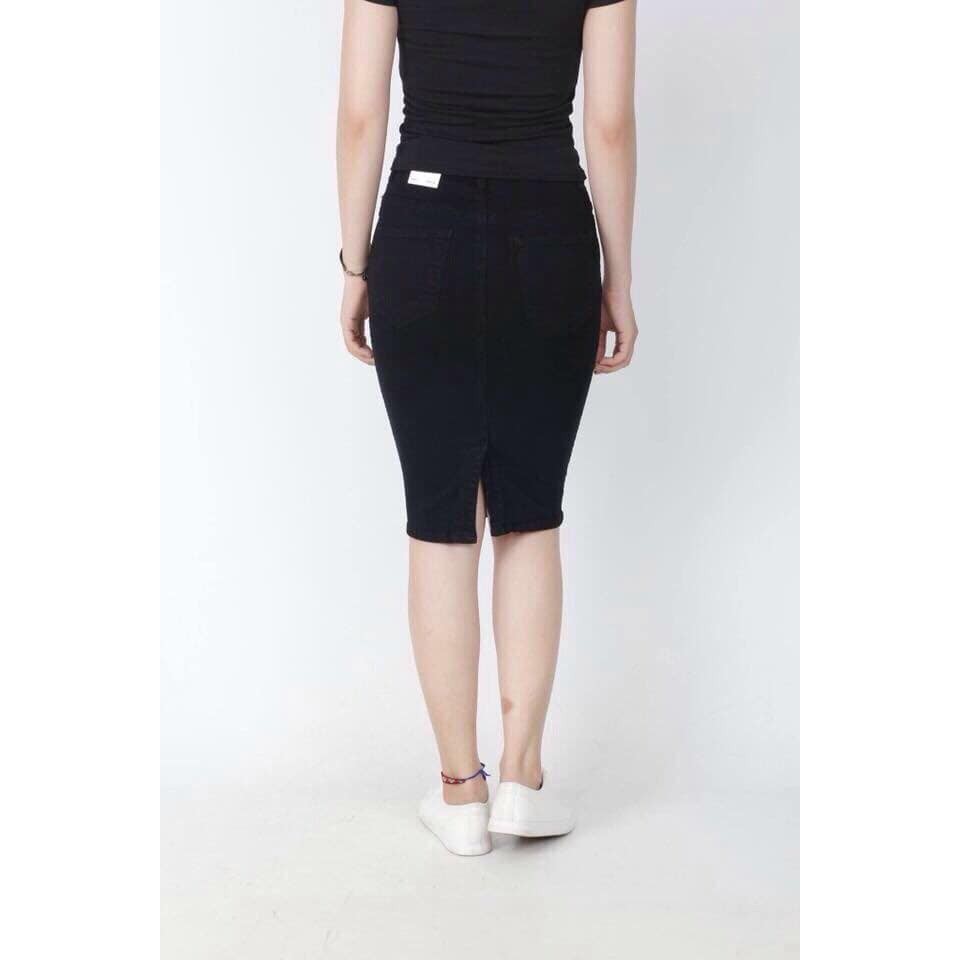HÀNG NEW_ Chân váy Jean ôm body xẻ sau siêu đẹp_chân váy bò công sở _chân váy bút chì _GIAO ĐÚNG MẪU | BigBuy360 - bigbuy360.vn