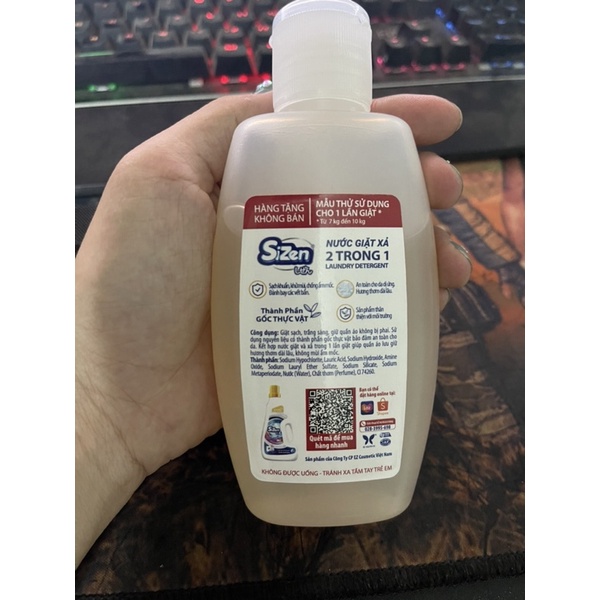 Nước giặt sizen dành cho da nhạy cảm 20ml