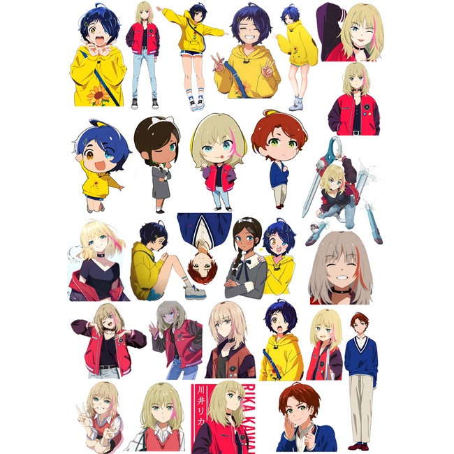 sticker hình dán Rika Kawai  Wonder Egg Priority