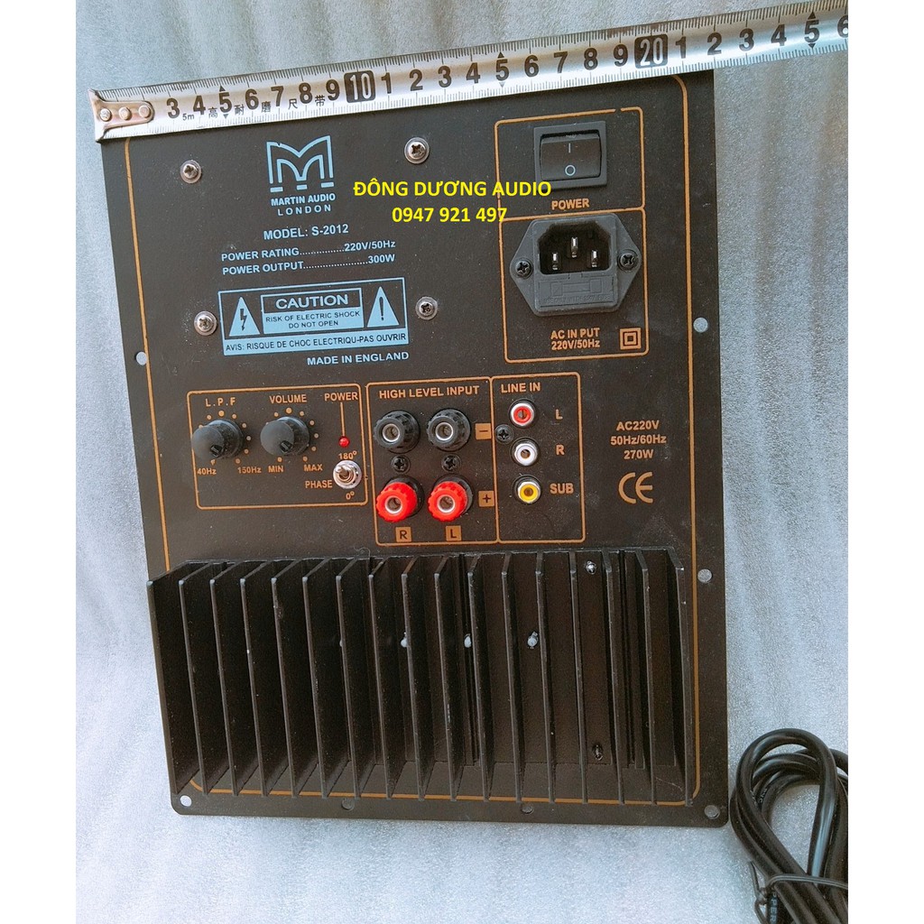 MẠCH CÔNG SUẤT LOA SUB LOA SIÊU TRẦM MARITN - 2 SÒ SANKEN - MẠCH SIÊU TRẦM