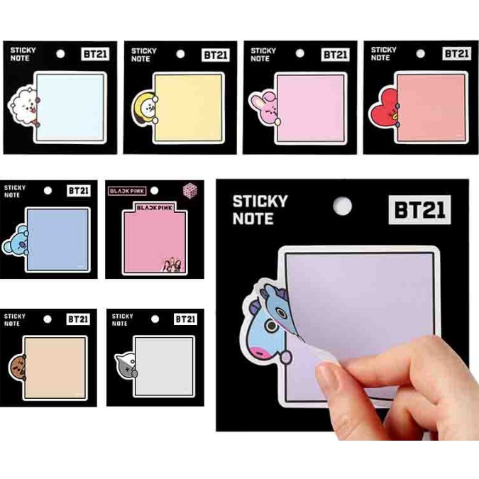Giấy note ghi chú BT21 BTS
