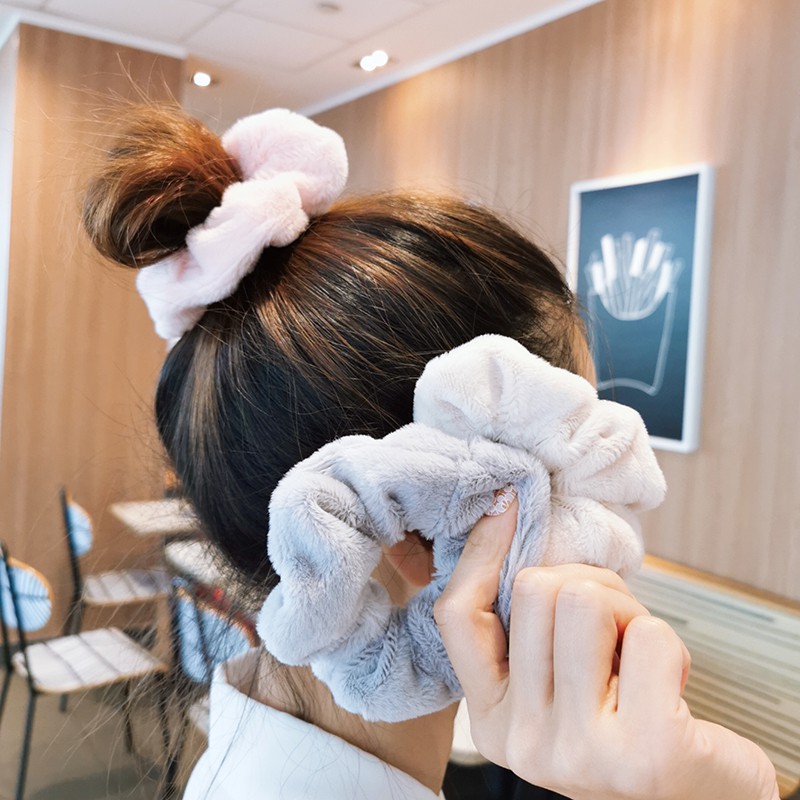 Dây Buộc Tóc Scrunchies Co Dãn Mềm Mại Phong Cách Hàn Quốc Phụ Kiện Tóc Cho Nữ PK11