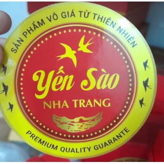 Combo 10 Tem Giấy Tròn Yến Sào Nha Trang