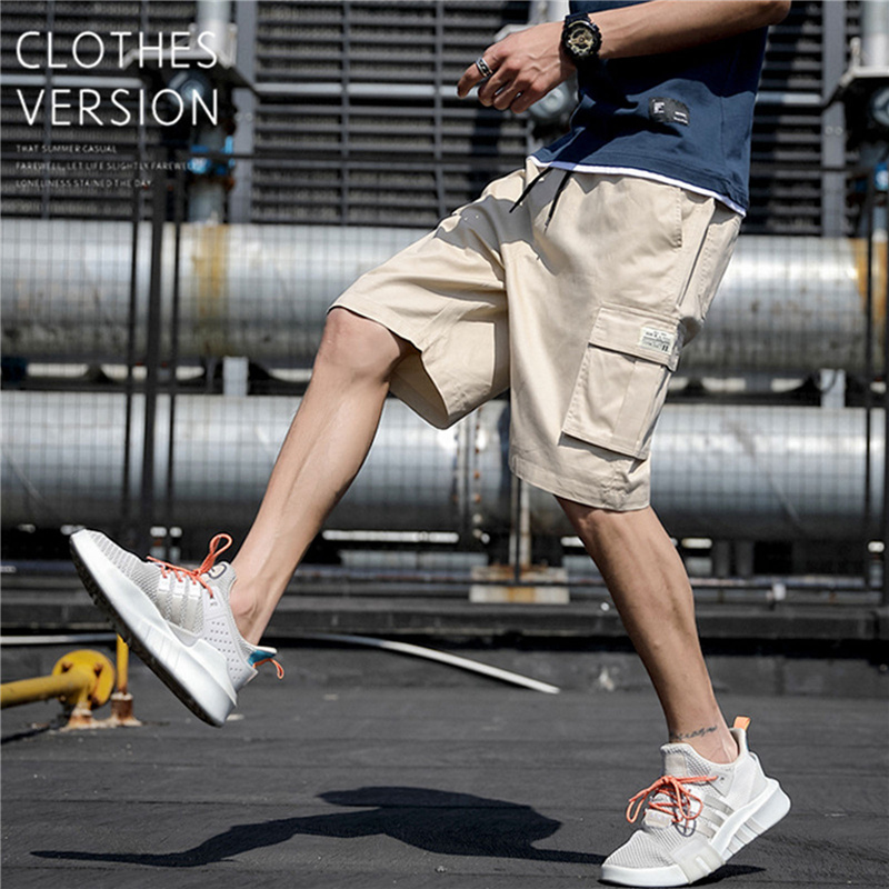 [rgfreeVN]Men Casual Cargo Shorts Pants Multi Pockets Combat Summer Beach Trousers Fashion