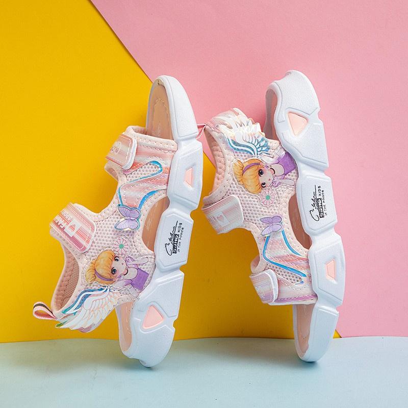 Sandal cho bé gái giày sandal đi học dép quai hậu công chúa quai ngang size 26-37 [SDG25]