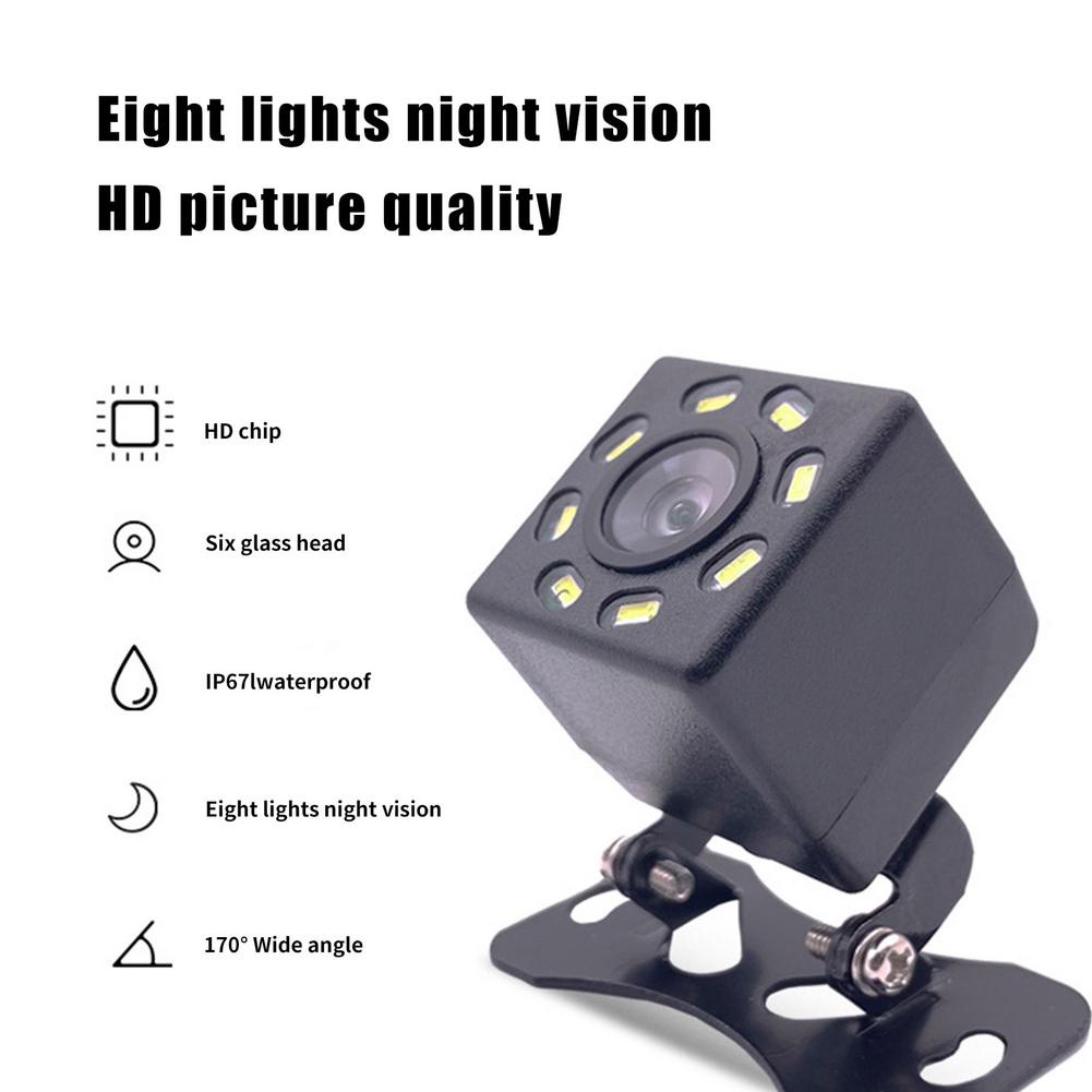Camera Sau Xe Hơi 8 Đèn LED Quay 170 Độ Hỗ Trợ Quay Ban Đêm | BigBuy360 - bigbuy360.vn