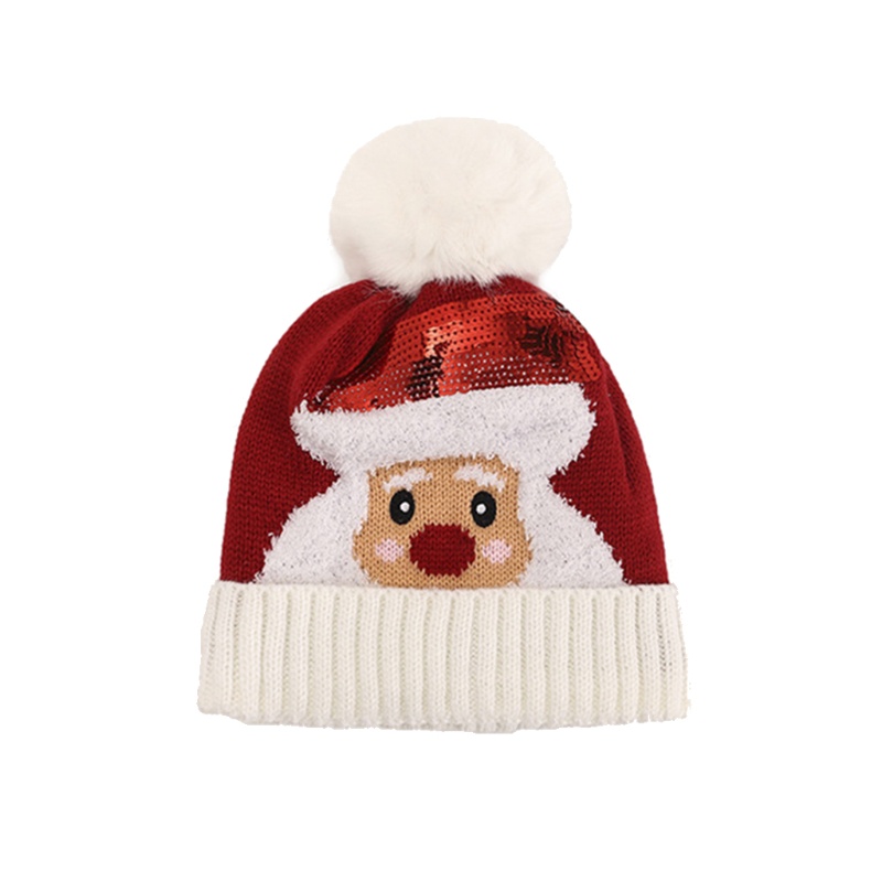 Khăn Choàng Cổ Dài Dệt Kim In Họa Tiết Giáng Sinh Hoạt Hình Cho Bé