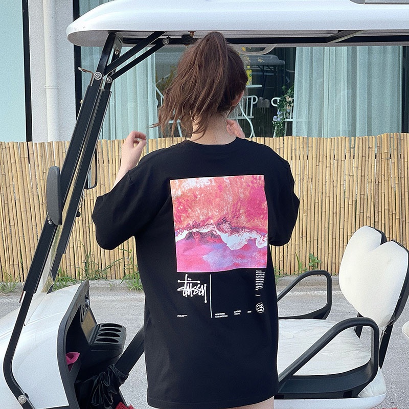 ÁO THUN STUSSY OCEAN DREAM, ÁO PHÔNG UNISEX STUSSY NAM NỮ FORM RỘNG HÀN QUỐC - CÓ SẴN