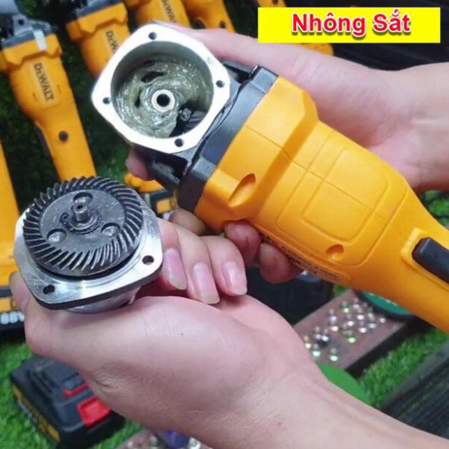 Máy mài, máy cắt dùng pin DEWALT 118V không chổi than, Lõi Đồng - Máy mài Góc