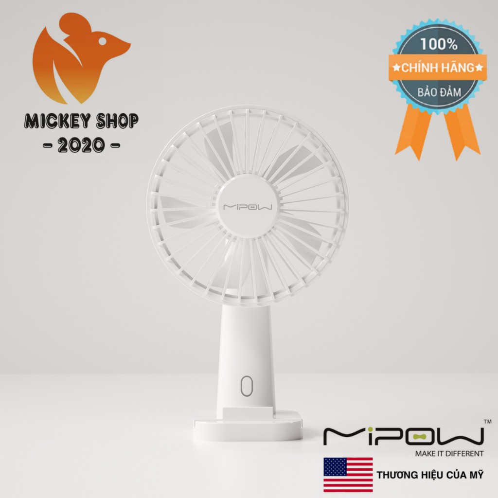 [ BỀN ĐẸP ] QUẠT THÔNG MINH MIPOW FLIP ADJUST MINI FAN F01 - CHÍNH HÃNG