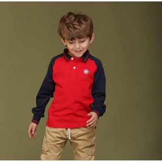 (17-55kg) Áo polo cổ đức size đại cho bé trai hàng Qc chất đẹp