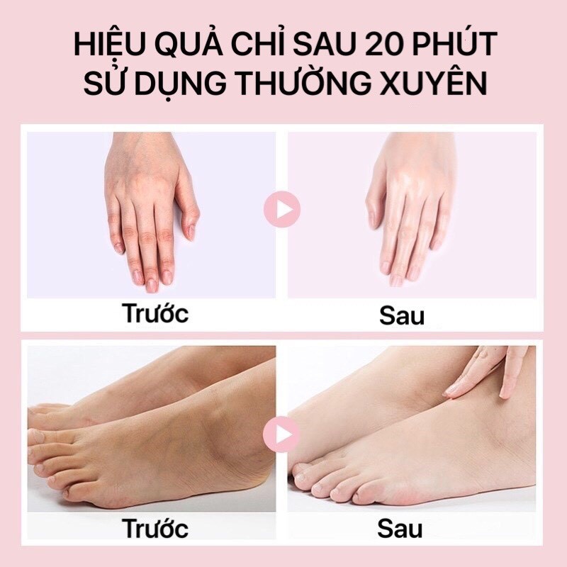 Mặt nạ ủ dưỡng da tay chân (không lột da) họa tiết mèo VNO tẩy da chết dưỡng ẩm chống khô nứt nẻ. Hàng nội địa Trung