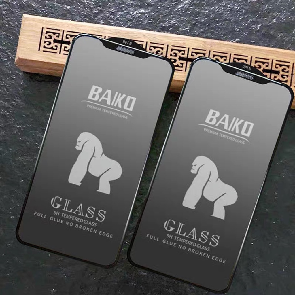 Cường lực iphone kingkong 7plus/8plus/x/xs/11/12/13/pro/max/promax có màng loa hiệu BAIKO IPHONECARE M6