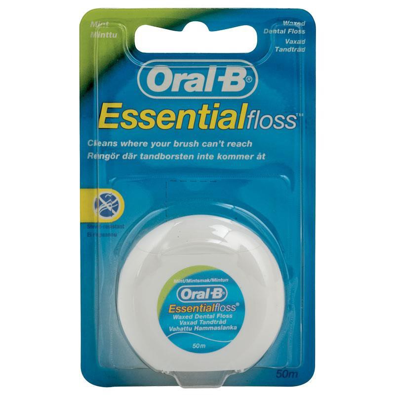 Chỉ nha khoa nhập khẩu từ ÚC Oral B Essential Floss Mint 50m