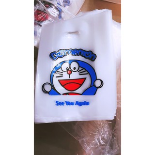 Túi nilong in 3 màu hình doraemon